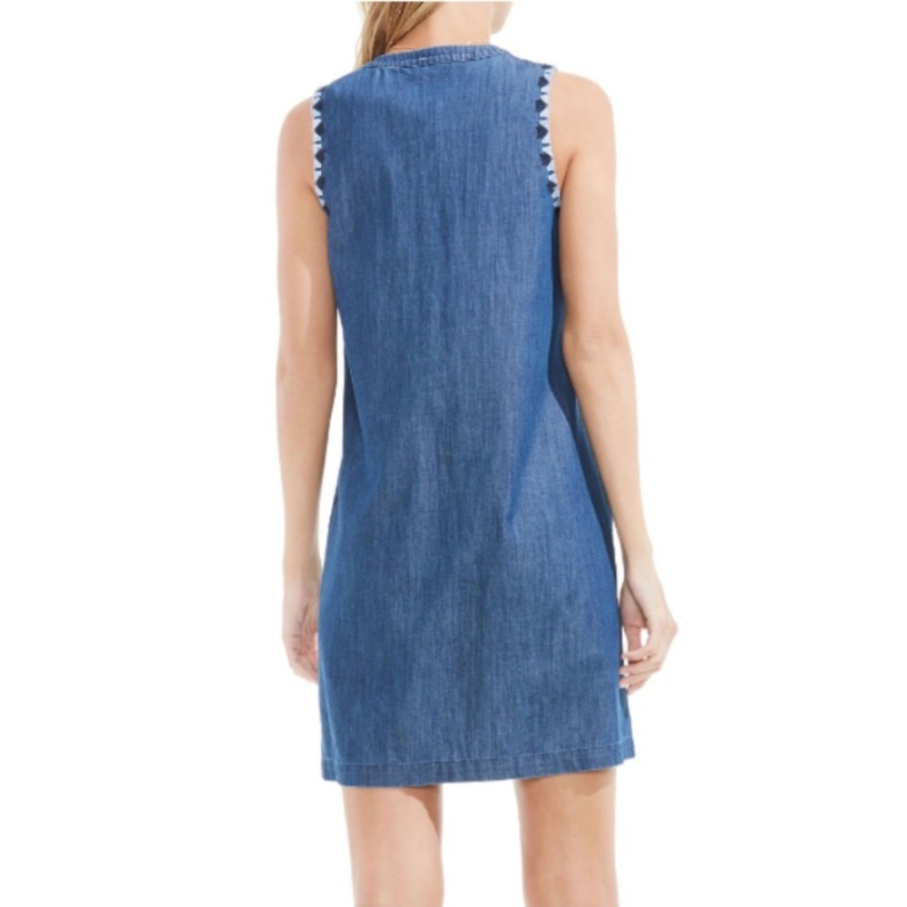 Mud Pie Denim Cro0chet Mini - image 2